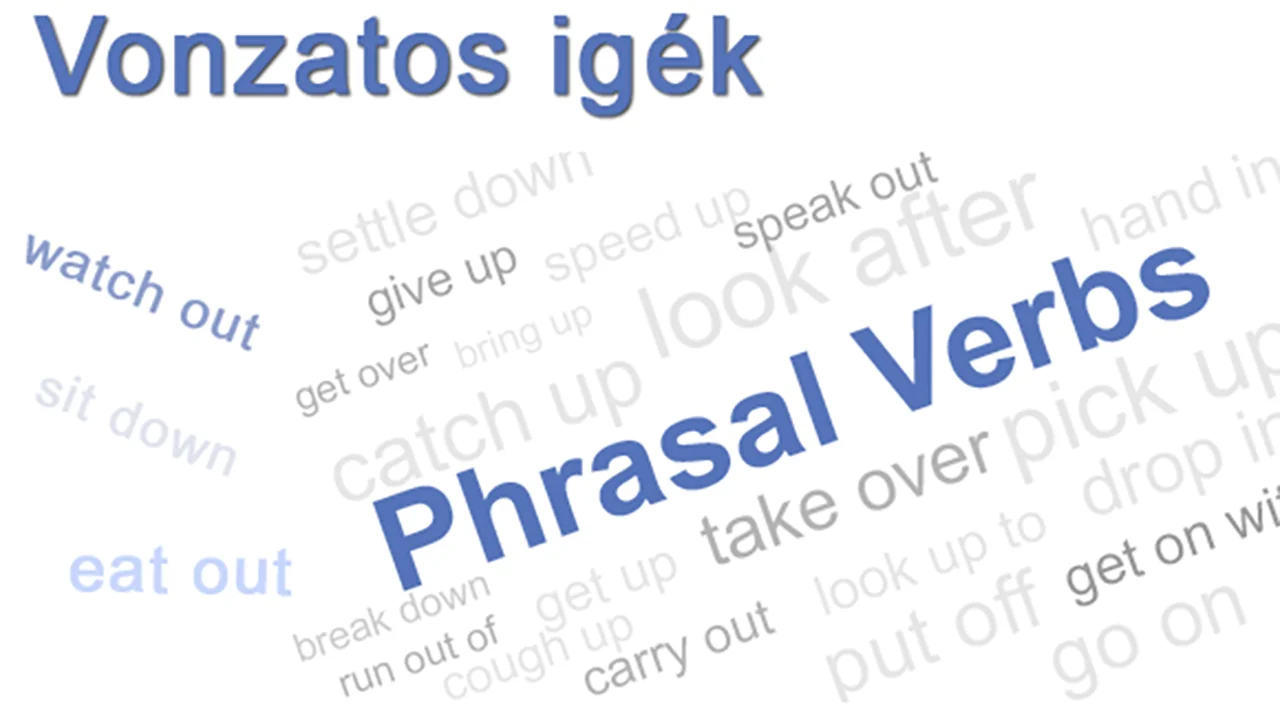 Vonzatos igék – Phrasal verbs